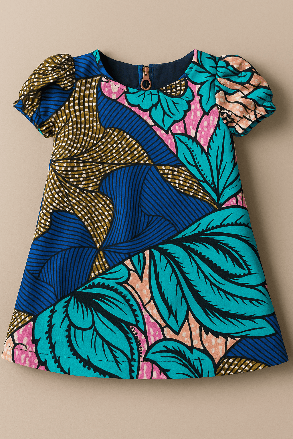 Robe à motifs multiples