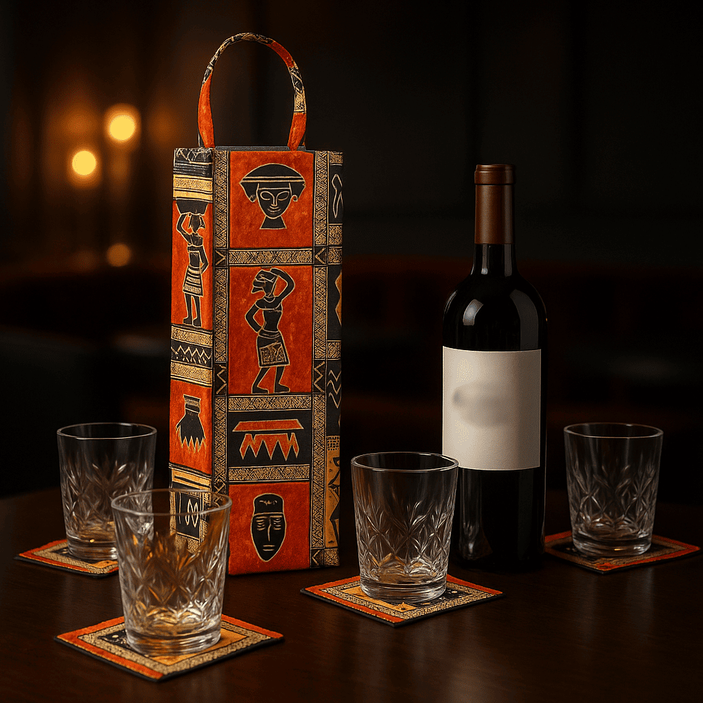 Sac pour vin – Kente Royal