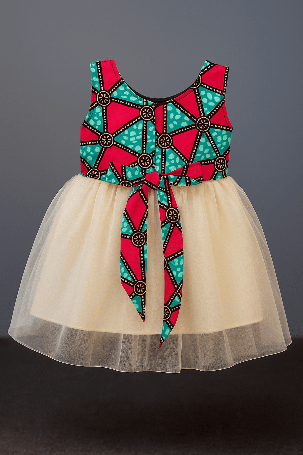 Robe en tissu wax